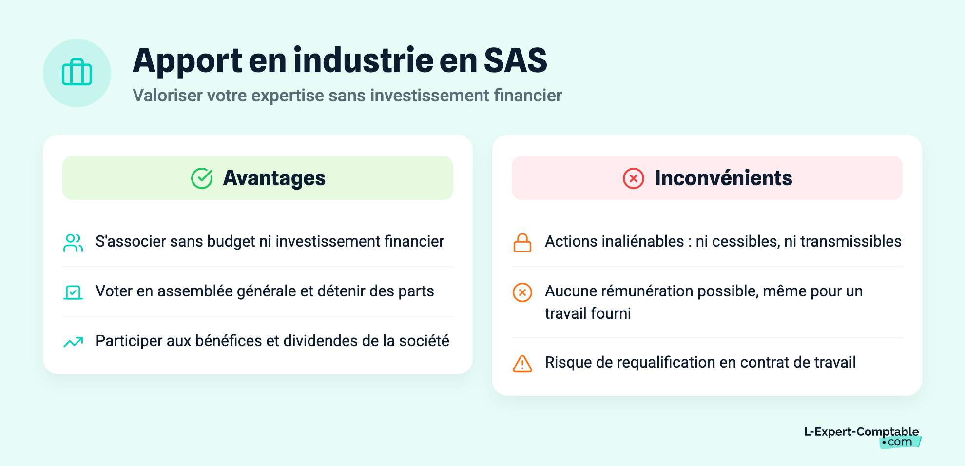 Apport en industrie en SAS